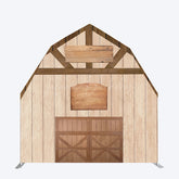 Lofaris Rustic Wooden Farm House Barn Door Arch Party Backdrop